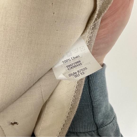 J. Crew Collection • 100% Linen Wide Leg Trousers - Picture 8 of 8